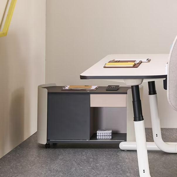 [리바트오피스] 이모션 데스크 이동식 하부장